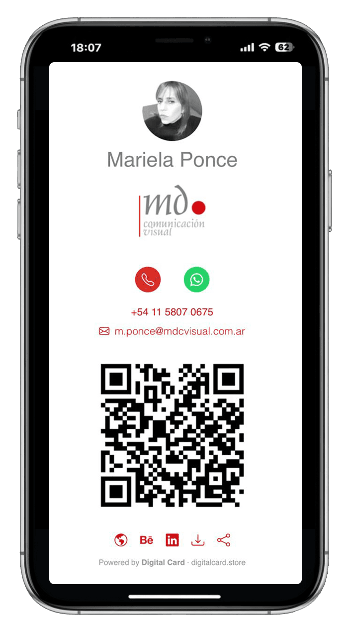 Mockup Tarjeta Digital Mariela